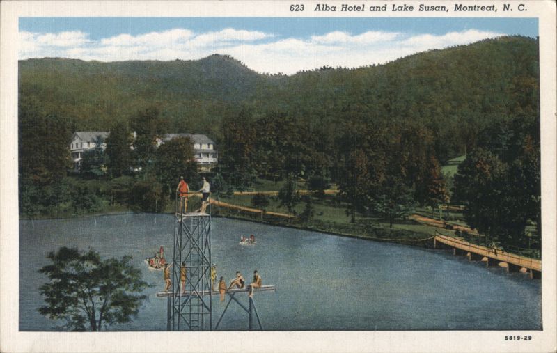 Alba Hotel and Lake Susan, Montreat, NC North Carolina