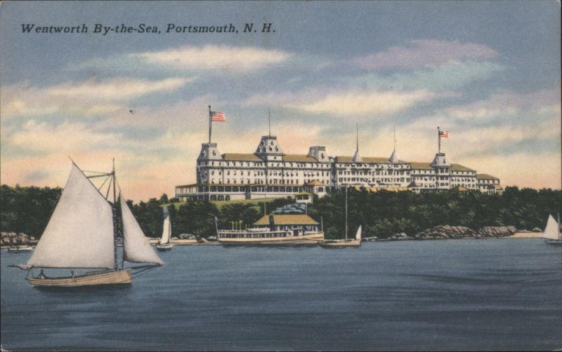 Wentworth By-the-Sea Hotel, Sailboats, Portsmouth New Hampshire