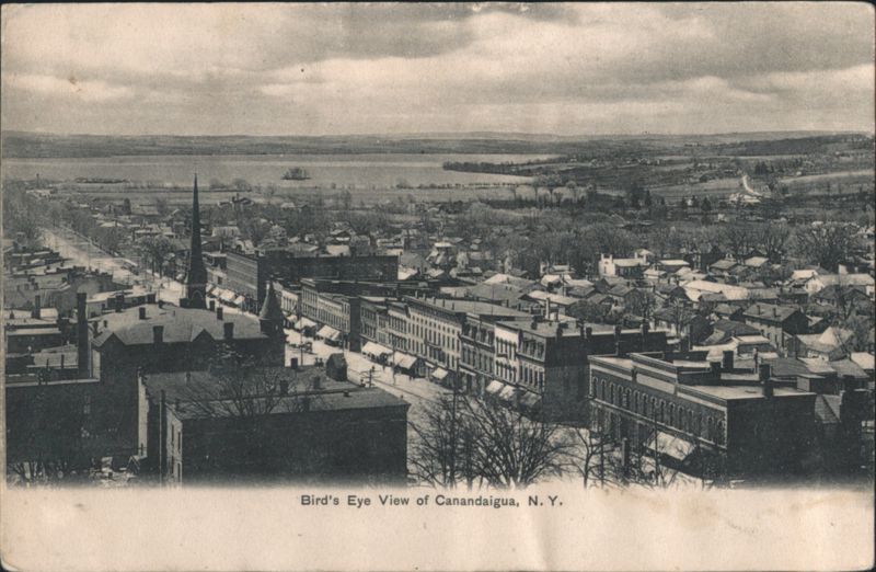 Bird's Eye View of Canandaigua New York