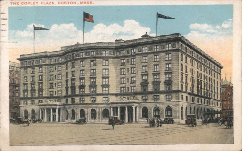 The Copley Plaza, Boston, Mass. Massachusetts