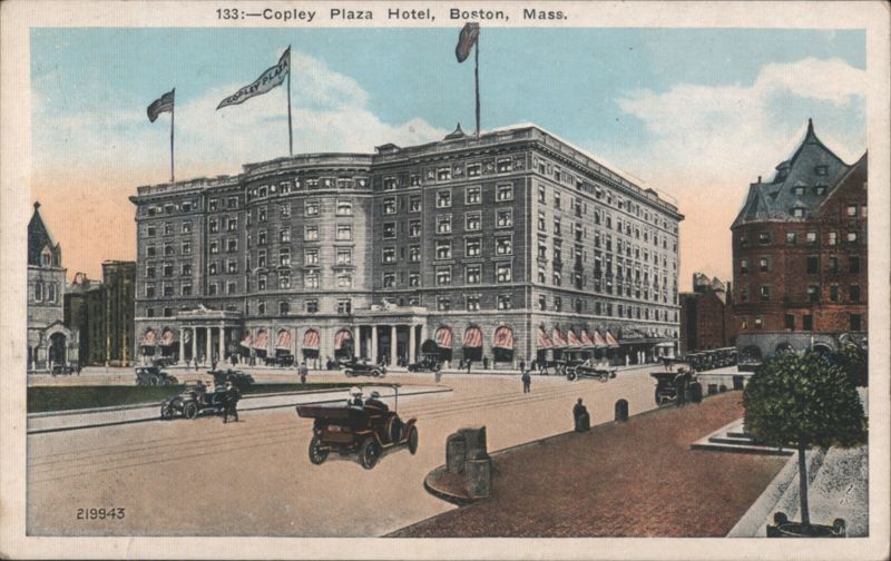 Copley Plaza Hotel, Copley Square Boston Massachusetts