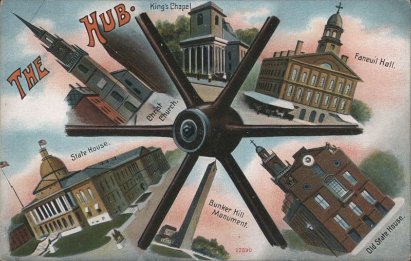 The Hub Boston Landmarks King's Chapel Faneuil Hall Massachusetts