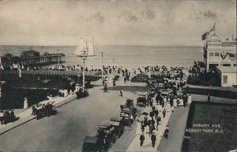 Asbury Ave, Beach & Pier, Asbury Park New Jersey
