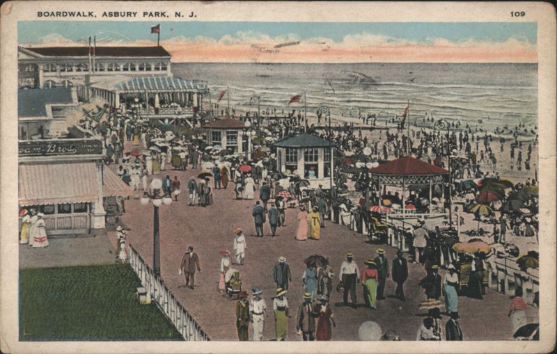 Boardwalk, Asbury Park, N. J. New Jersey
