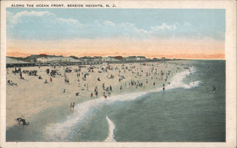 Along the Ocean Front, Seaside Heights, NJ New Jersey
