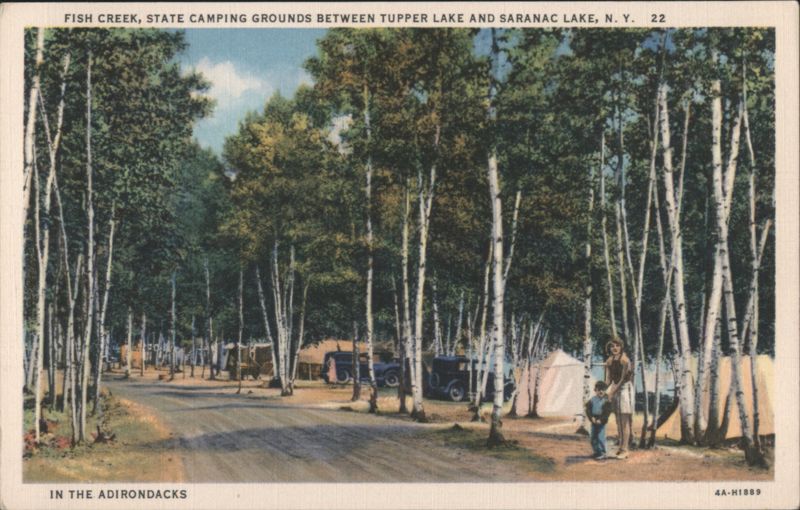 Fish Creek State Camping Grounds, Adirondacks, NY New York