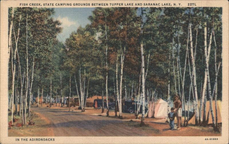 Fish Creek State Camping Grounds, Adirondacks, NY New York