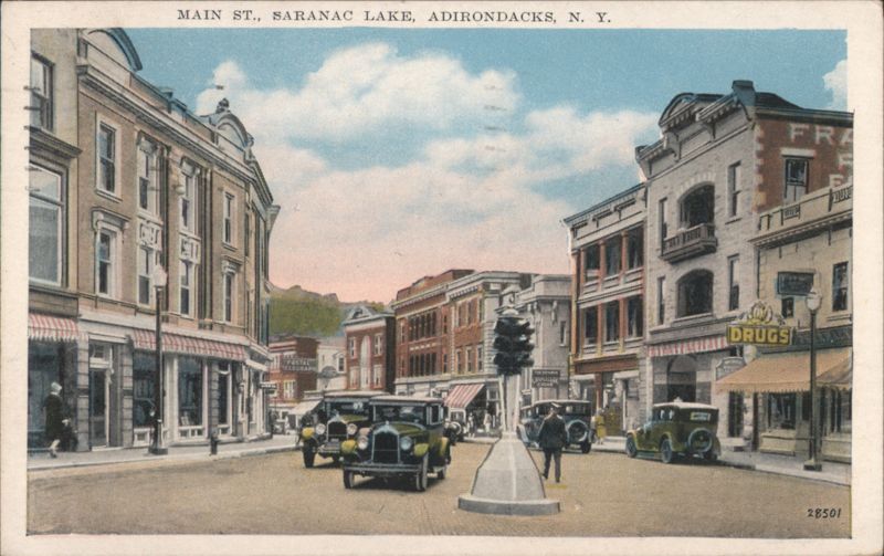 Main St., Saranac Lake, Adirondacks, NY New York