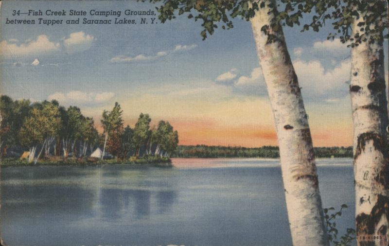 Fish Creek State Camping Grounds, Tupper & Saranac Lakes, NY New York