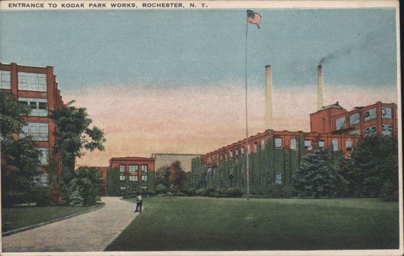 Entrance to Kodak Park Works Rochester New York