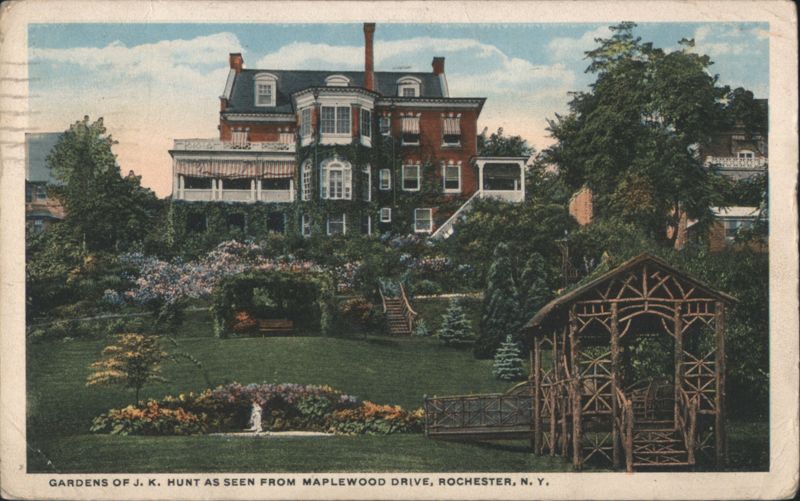 Gardens of J. K. Hunt, Maplewood Drive Rochester New York