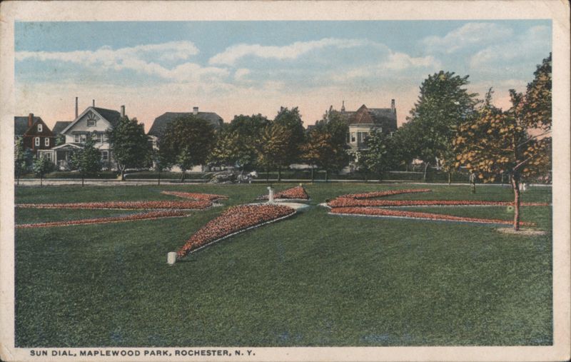 Sun Dial, Maplewood Park, Rochester, NY New York