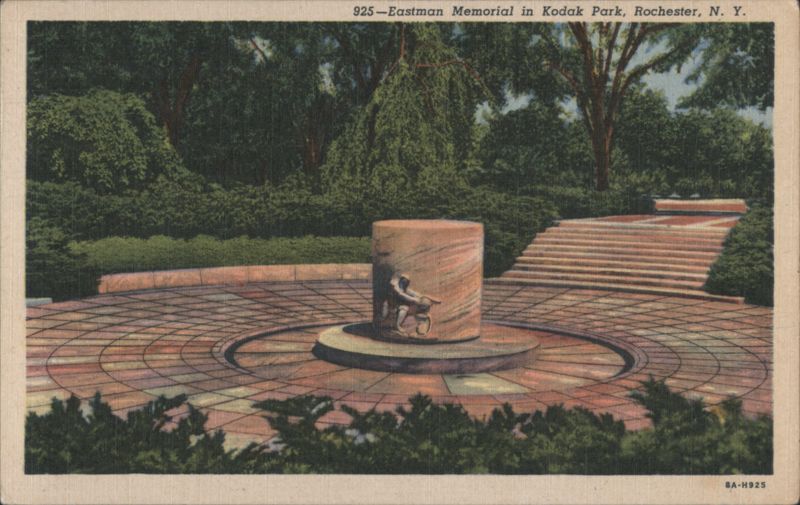 Eastman Memorial in Kodak Park, Rochester, NY New York
