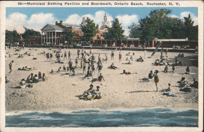 Municipal Bathing Pavilion and Boardwalk, Ontario Beach Rochester New York
