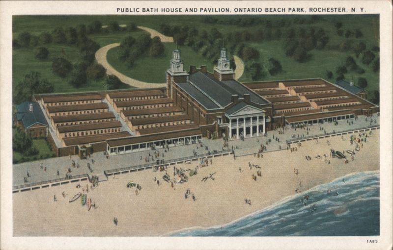 Public Bath House and Pavilion, Ontario Beach Park Rochester New York