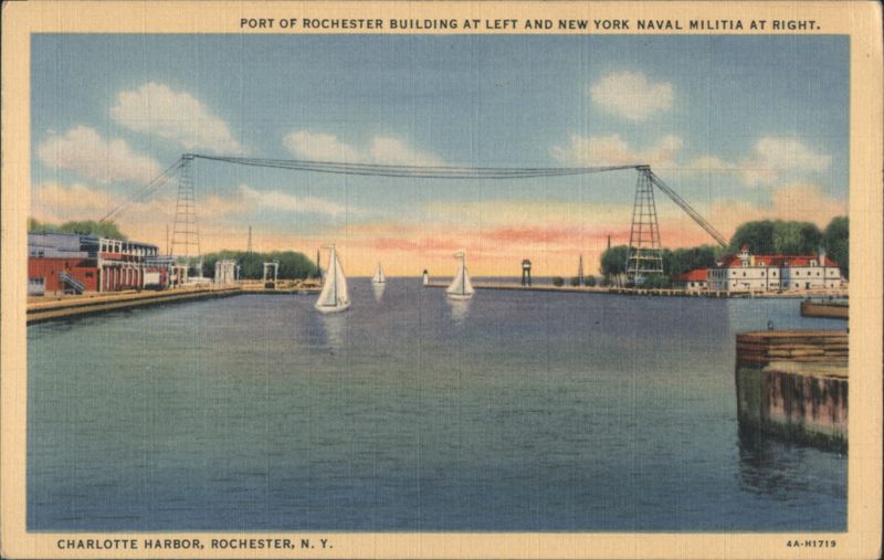 Charlotte Harbor, Port of Rochester Building & NY Naval Militia New York