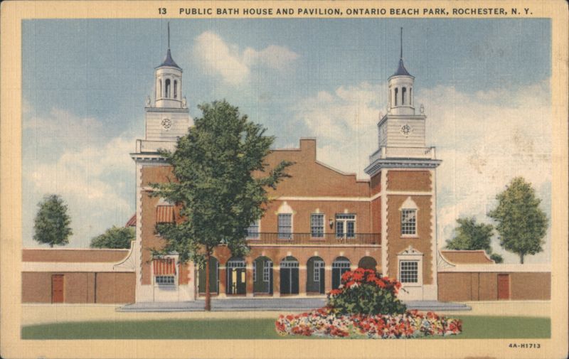 Public Bath House and Pavilion, Ontario Beach Park Rochester New York
