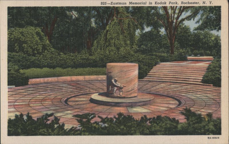 Eastman Memorial in Kodak Park Rochester New York