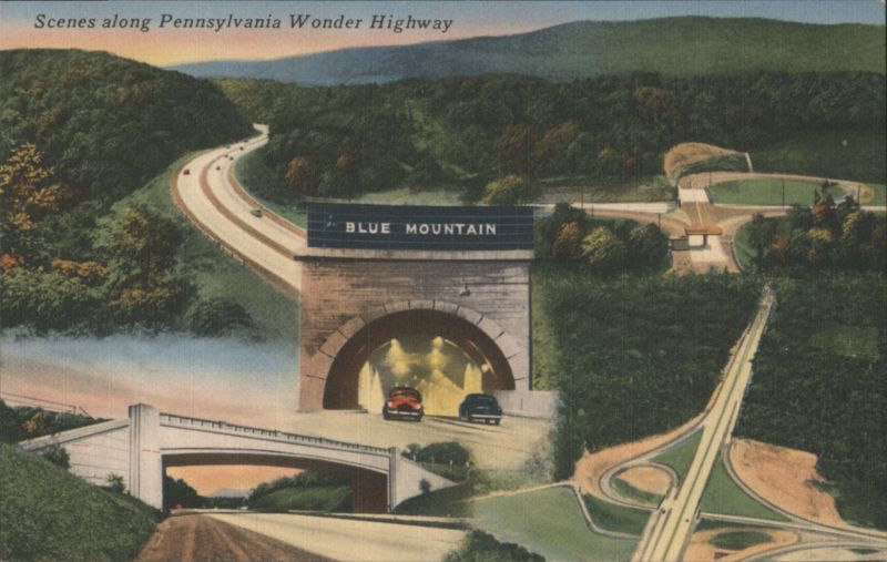 Pennsylvania Wonder Highway, Blue Mountain Tunnel