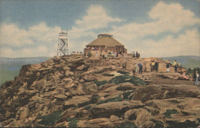 Summit House & Fire Tower, Whiteface Mt., Adirondacks New York