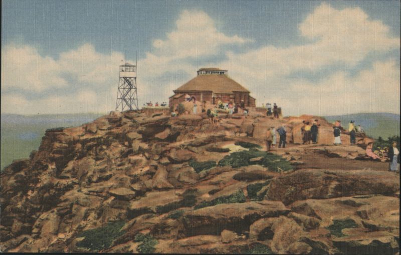 Summit House & Fire Tower, Whiteface Mt., Adirondacks New York
