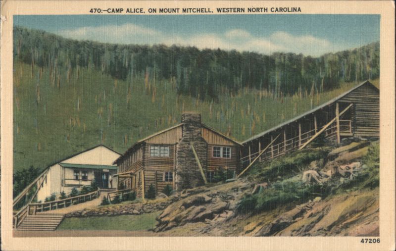 Camp Alice, Mount Mitchell, Western North Carolina