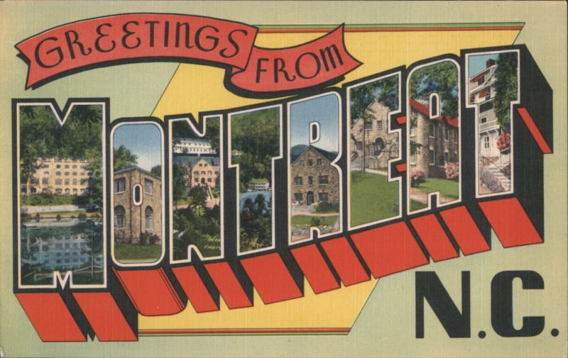 Greetings from Montreat, NC - Blue Ridge Mountains North Carolina