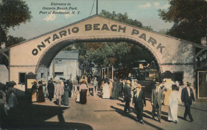 Ontario Beach Park Entrance, Port of Rochester, NY New York