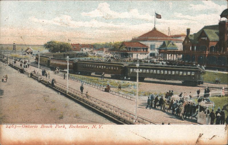Ontario Beach Park, Train, Rochester, NY New York