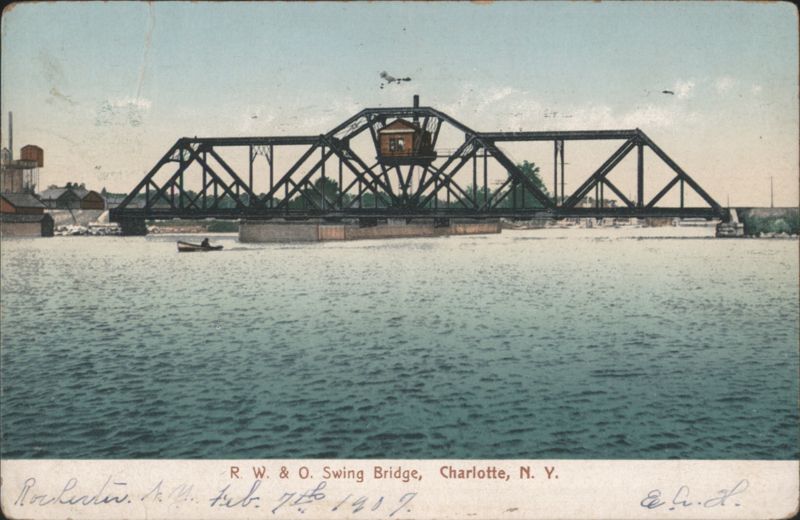 R. W. & O. Swing Bridge, Charlotte, NY New York