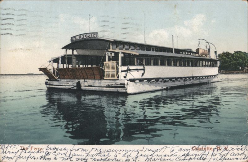 THE WINDSOR Ferry Boat, Charlotte, NY New York