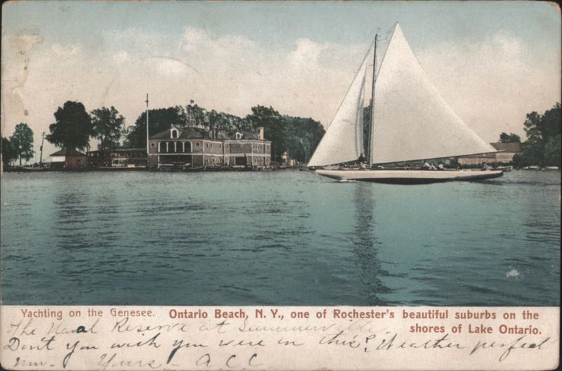 Yachting on Genesee, Ontario Beach, Rochester, NY New York
