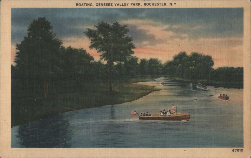 Boating, Genesee Valley Park, Rochester, NY New York