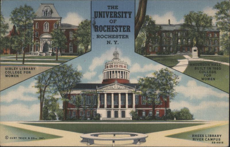 University of Rochester, Sibley, Anderson, Rhees Libraries New York