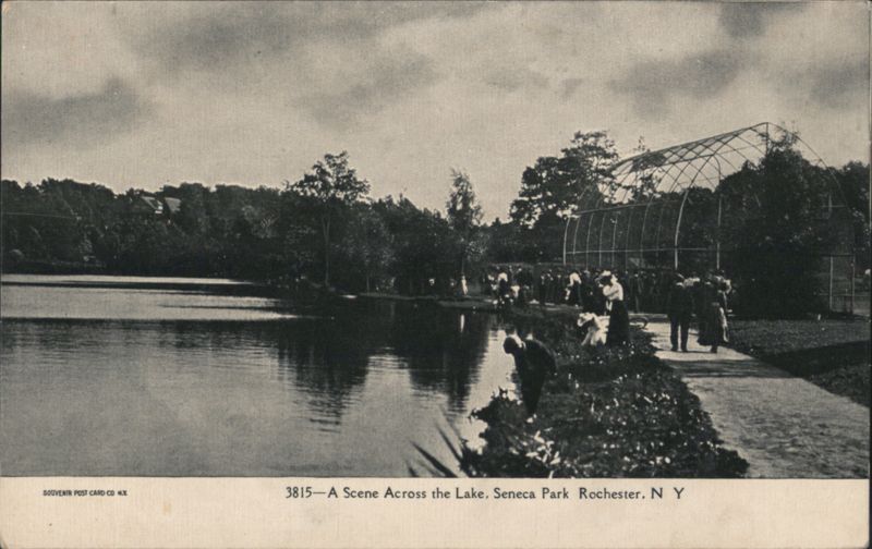 A Scene Across the Lake, Seneca Park Rochester New York