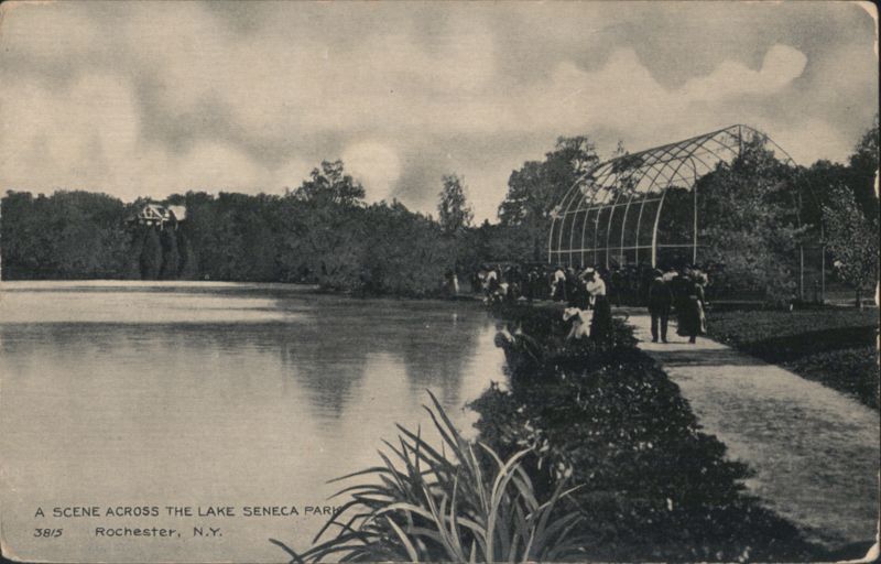 A Scene Across Lake Seneca Park Rochester New York