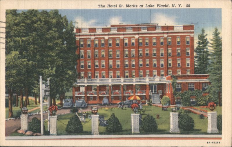 The Hotel St. Moritz at Lake Placid, N. Y. New York