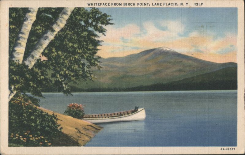Whiteface from Birch Point, Lake Placid New York