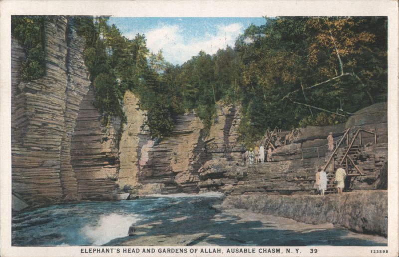 Elephant's Head and Gardens of Allah, Ausable Chasm New York