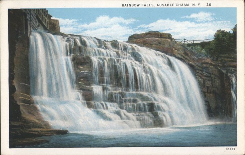 Rainbow Falls, Ausable Chasm New York