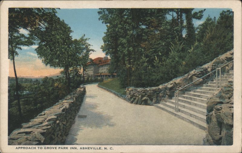 Approach to Grove Park Inn, Asheville, NC North Carolina