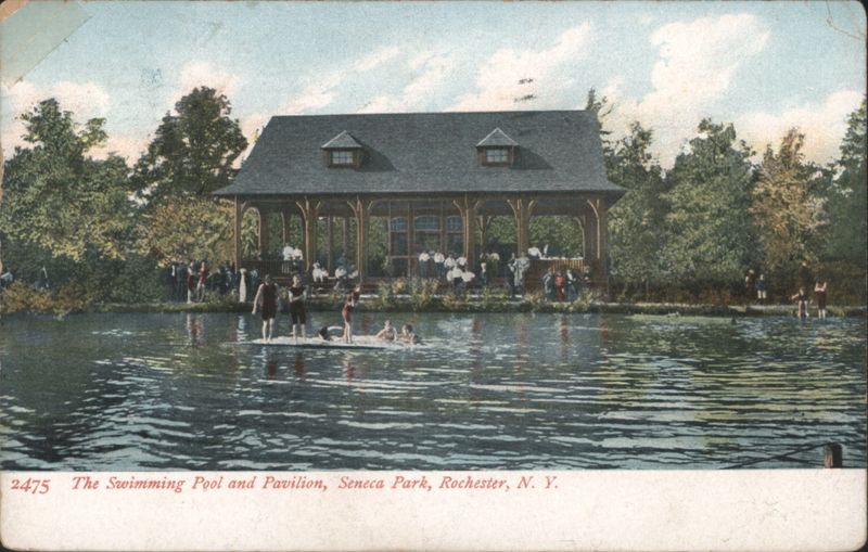 Swimming Pool and Pavilion, Seneca Park Rochester New York