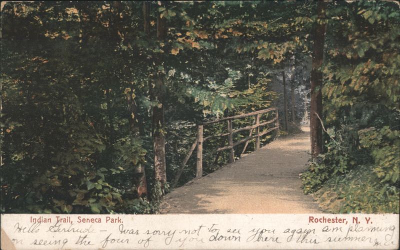 Indian Trail, Seneca Park, Rochester New York