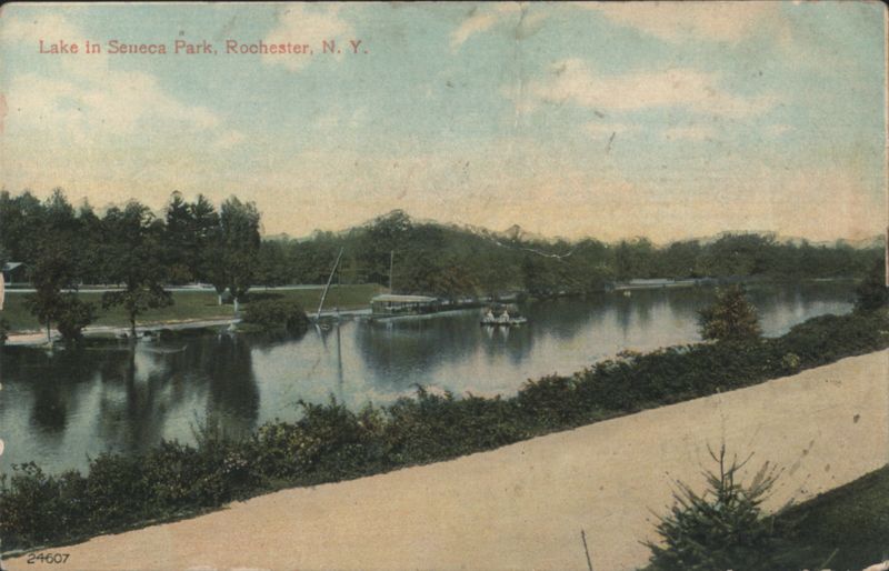Lake in Seneca Park, Rochester, NY New York