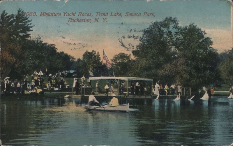 Miniature Yacht Races, Trout Lake, Seneca Park Rochester New York