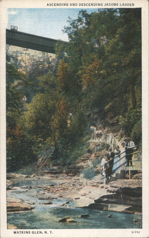 Ascending and Descending Jacobs Ladder, Watkins Glen New York