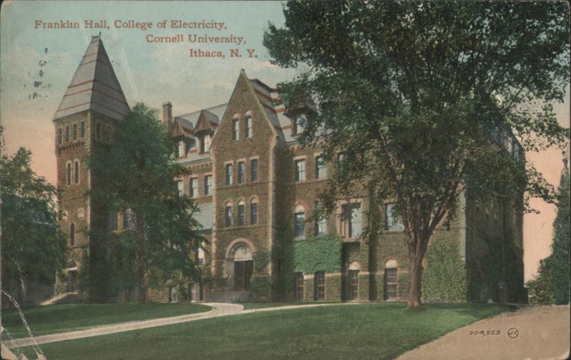 Franklin Hall, College of Electricity, Cornell University Ithaca New York
