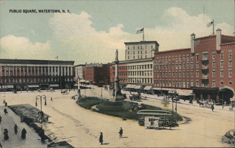 Public Square, Monument, Watertown, NY New York