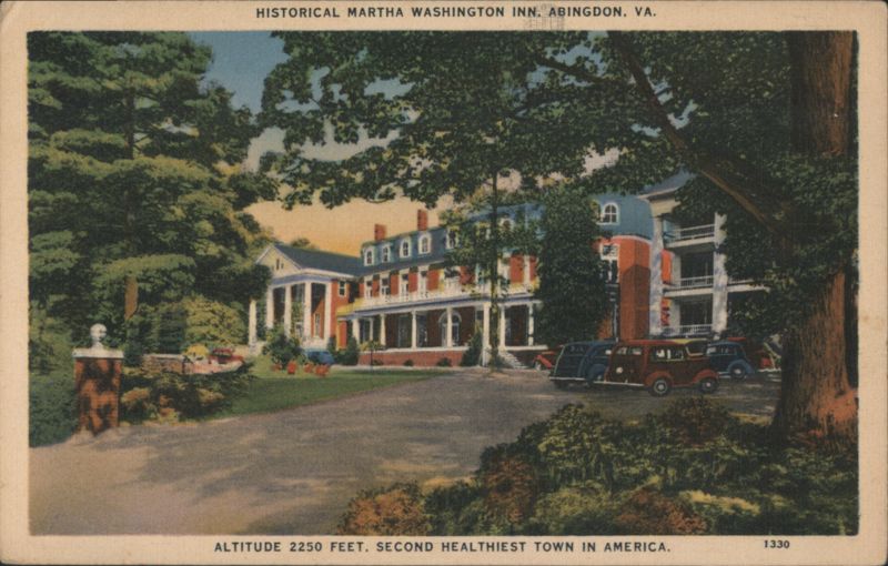 Historical Martha Washington Inn, Abingdon, VA Virginia