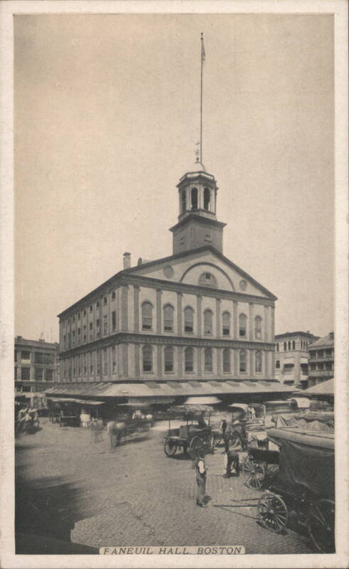 Faneuil Hall, Merchants Row, Faneuil Hall Square Boston Massachusetts